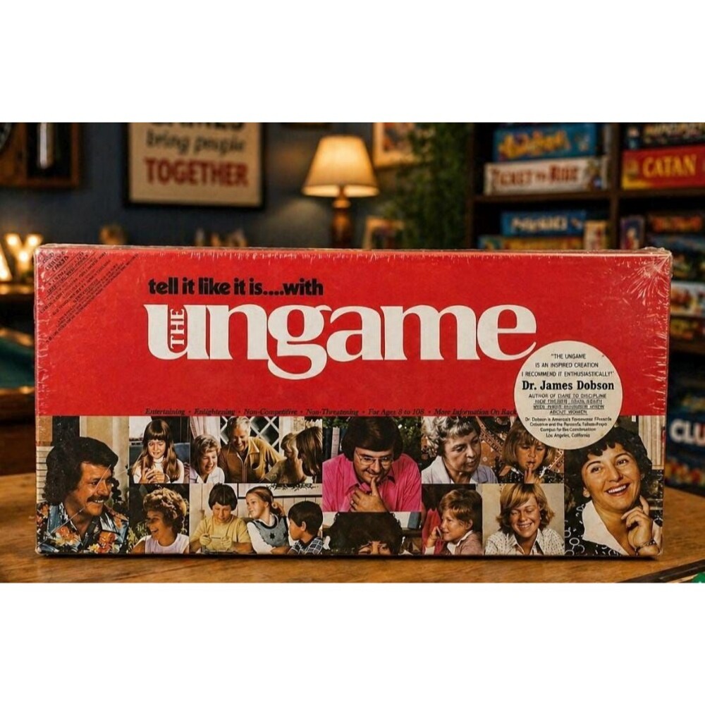Vintage The Ungame Board Game Sealed Complete 1970s Game James Dobson Retro New